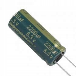 

Elektrolit 2200uF/10 V Low Esr za 2 szt 8702