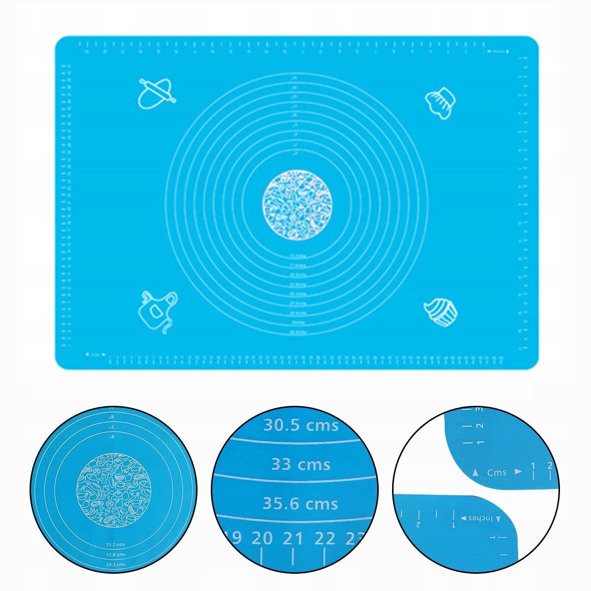 

Stolnica Silikonowa Mata Podkładka Kuchenna Duża