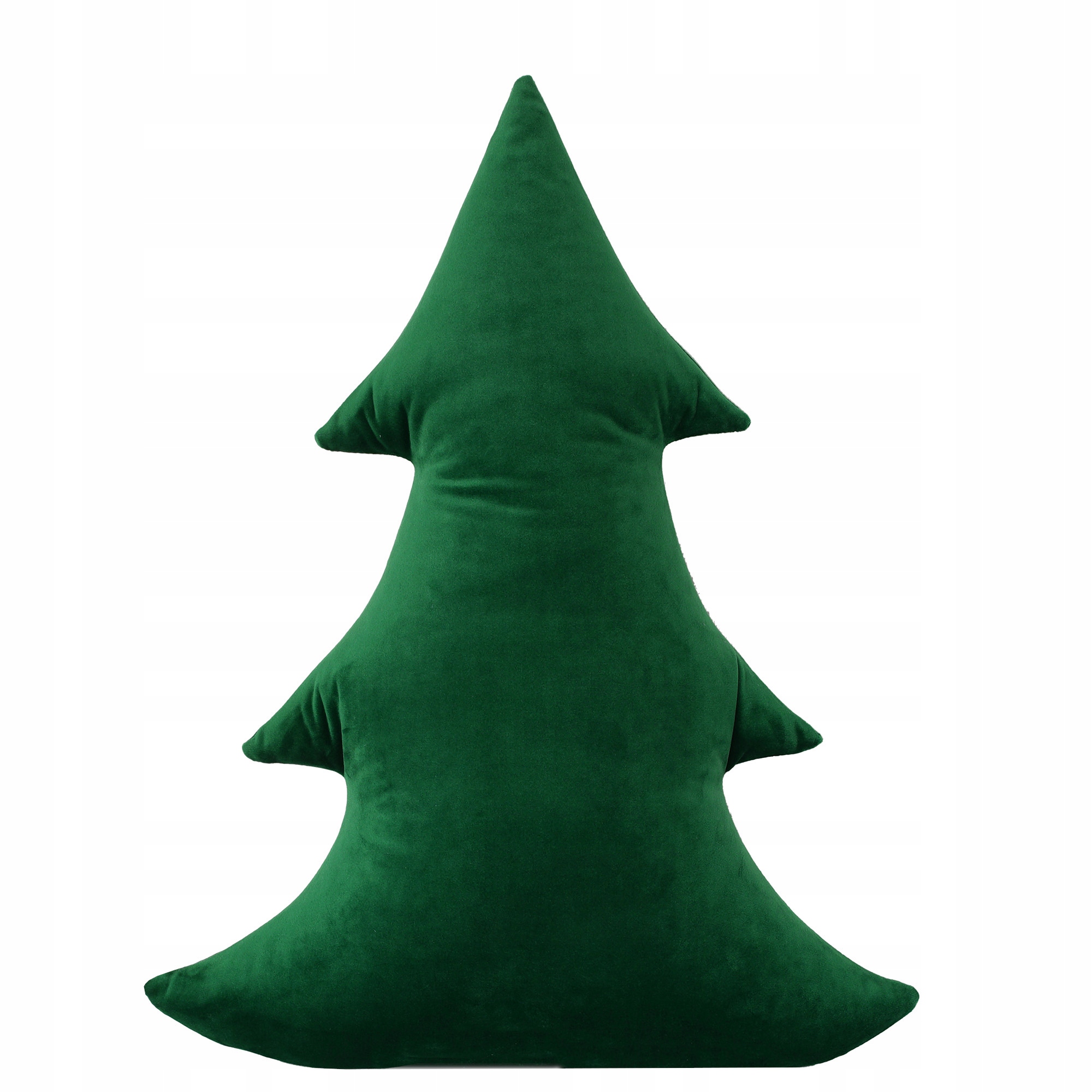 Polštář Vánoční stromeček Zelený Sametový dárek pro dítě vánoční ozdoba