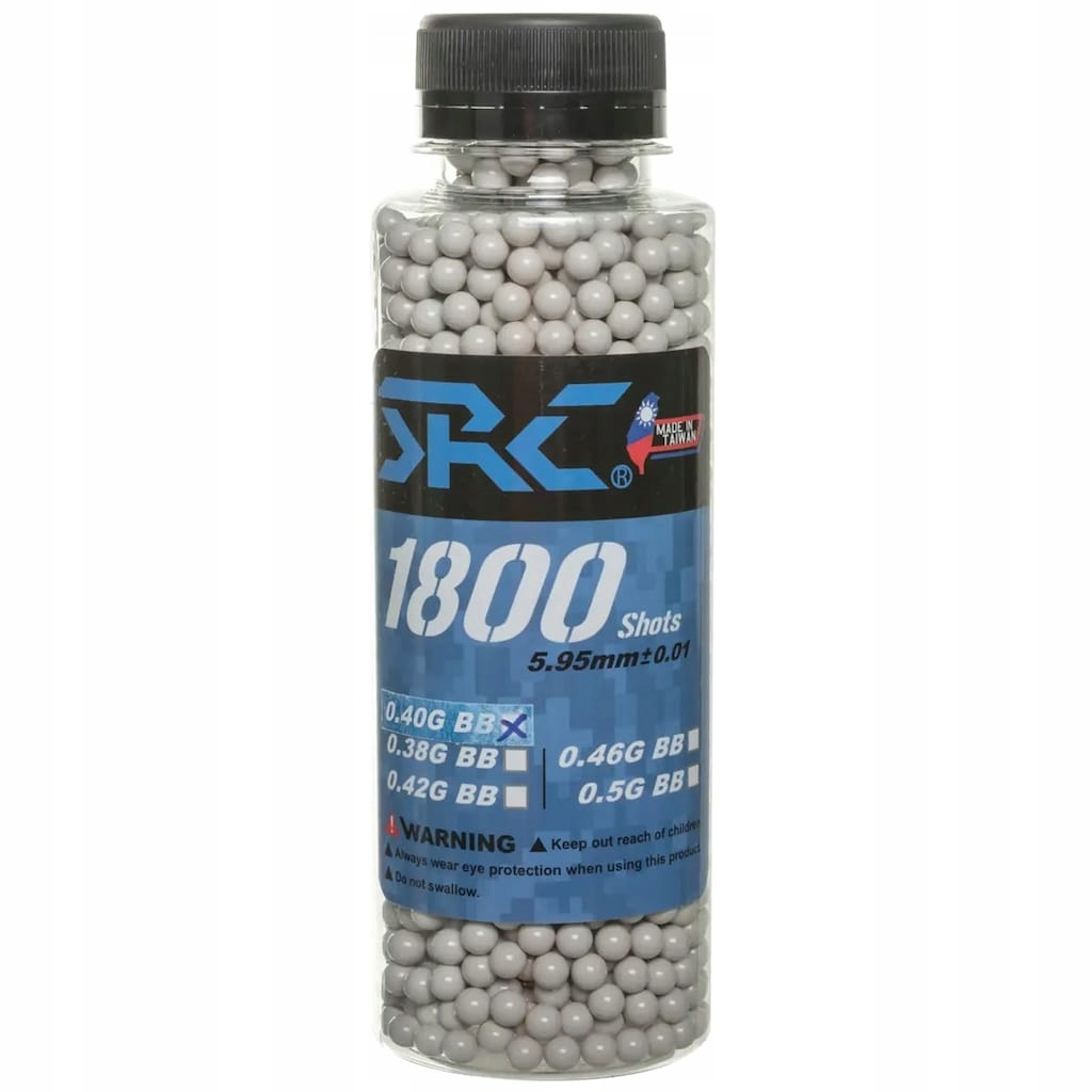Asg kuličky Src 0,4 g 1800 ks bílé