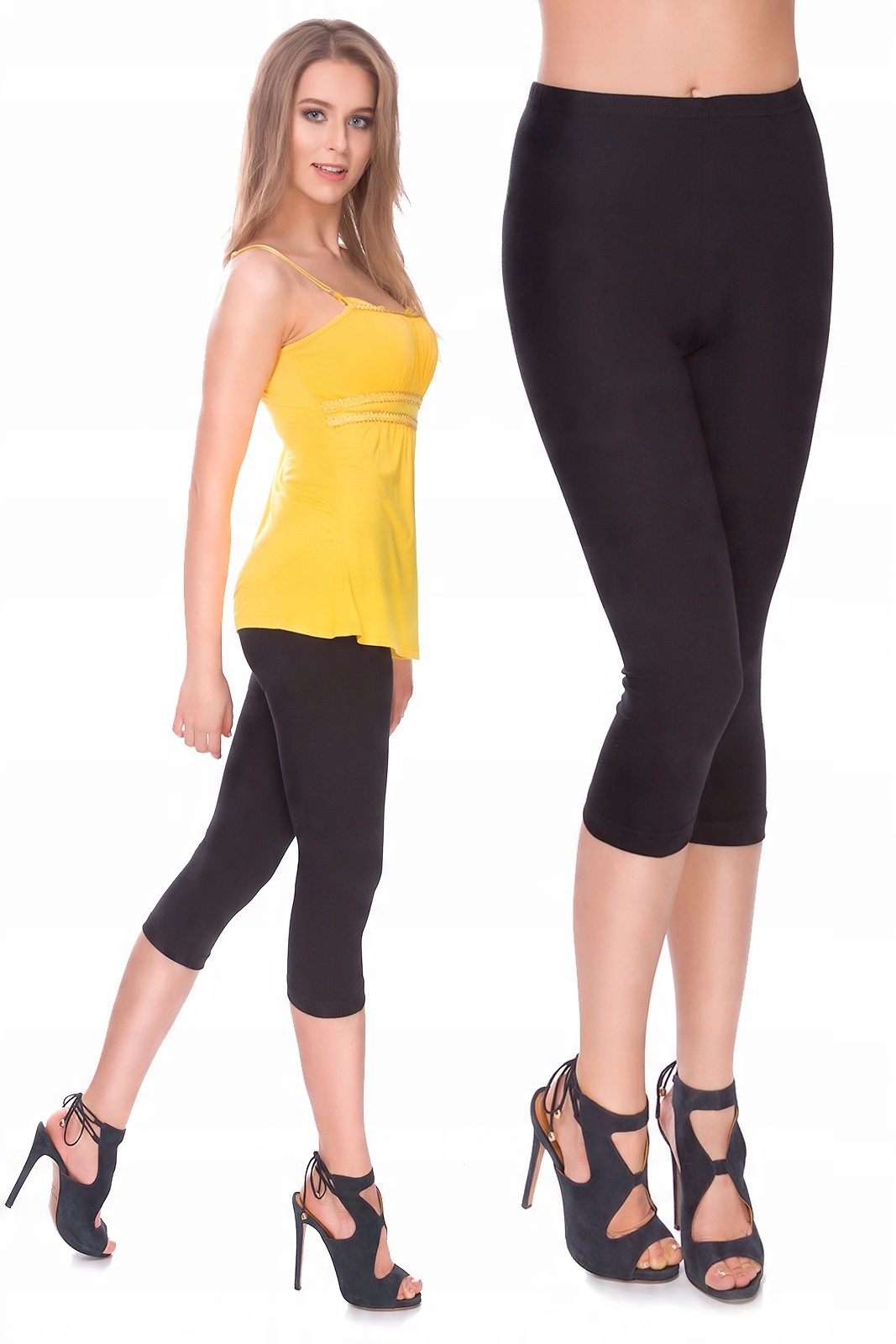 

Legginsy Getry Bawełniane MIX Kolorów 3/4 S/36