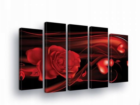Obraz 150x100 Vášeň láska romantika ruža srdce abstrakcia emócie umenie