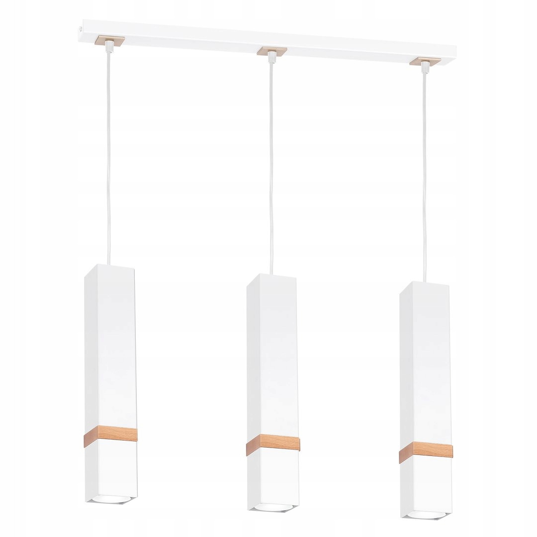 Závesná lampa Milagro Vidar Biela 3xGU10 IP20