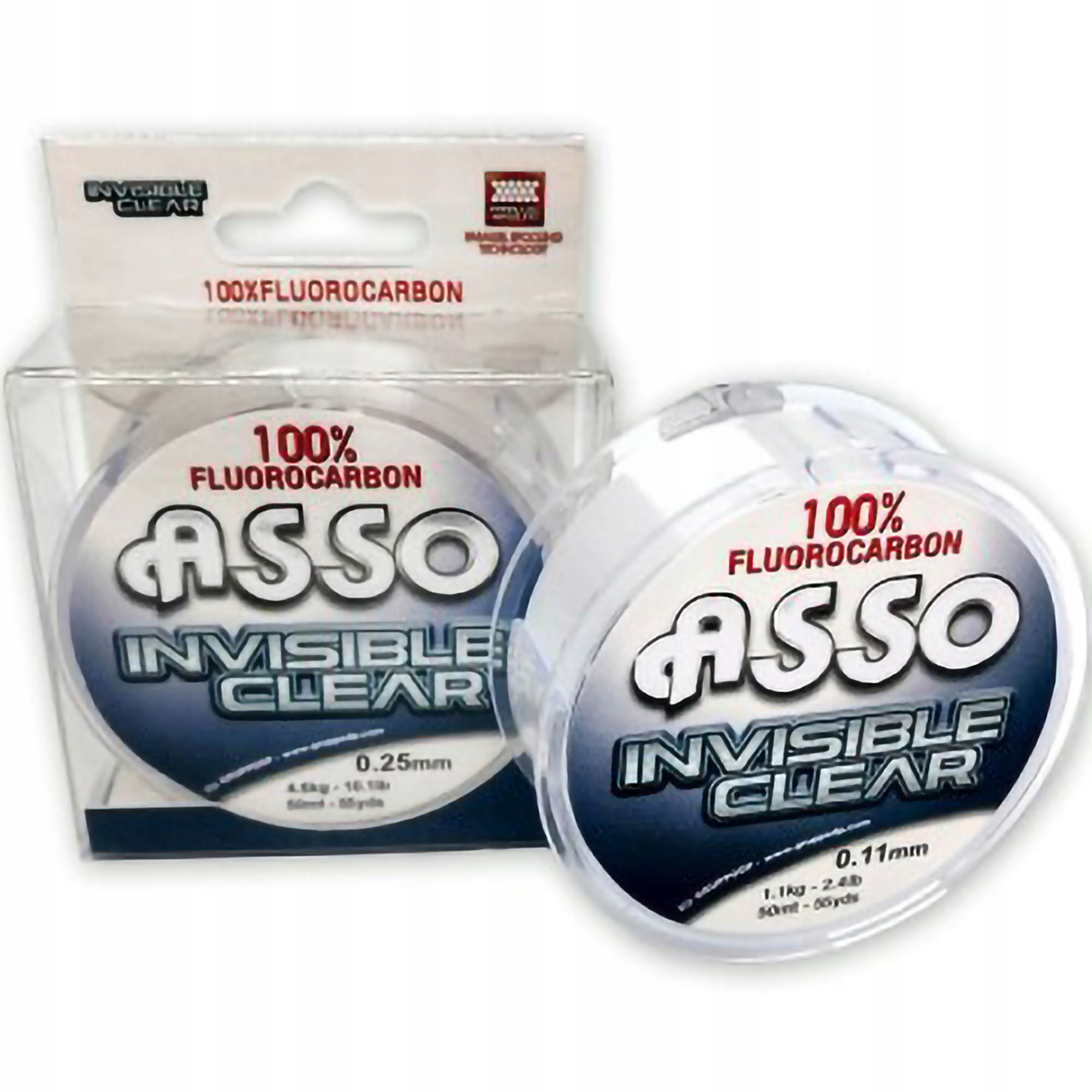Żyłka Asso Invisible Clear Par White 00 0,40mm 1X50m