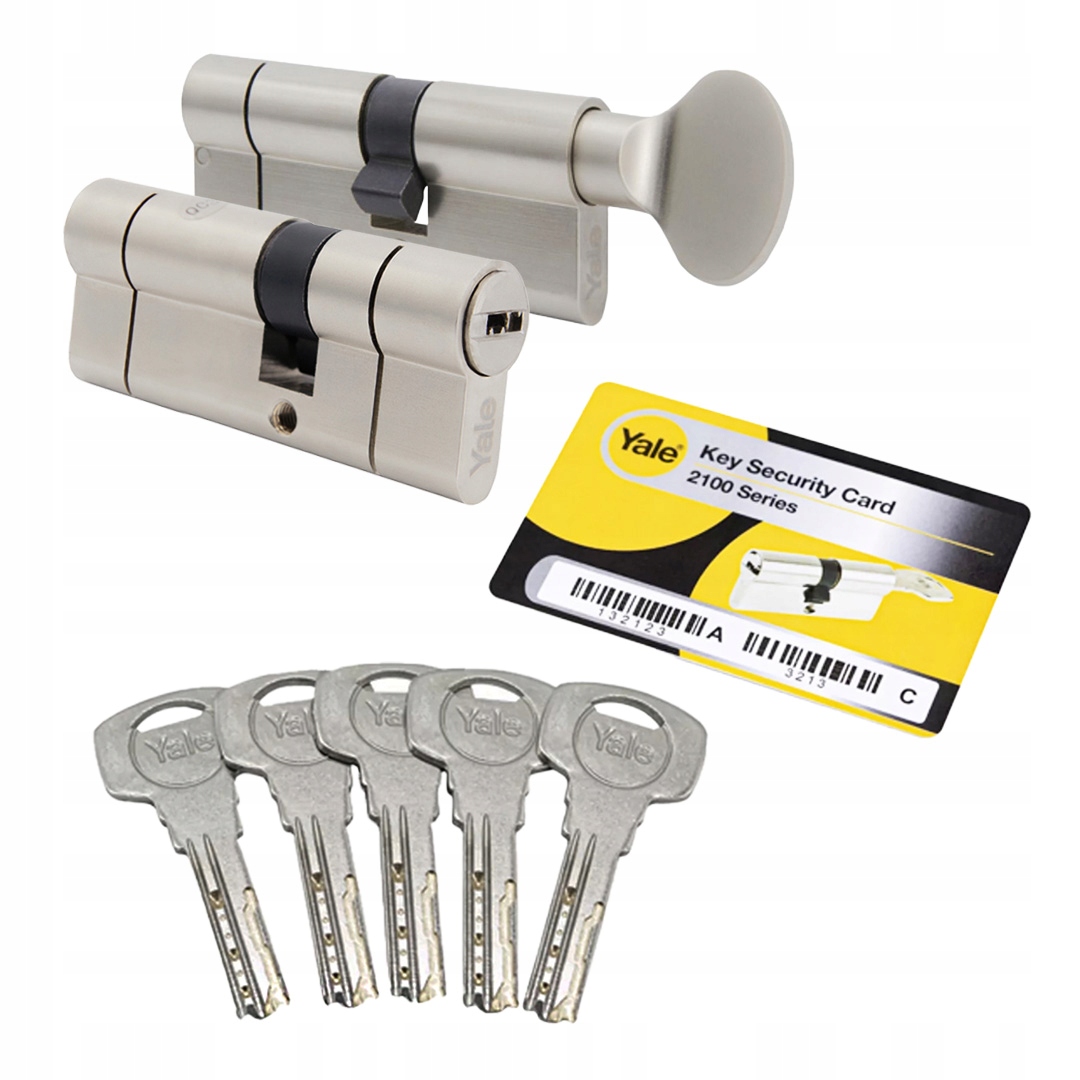 Vložka 30/30 vložka s knoflíkem 30G/30 Assa Abloy, nikl, Atest, 6D