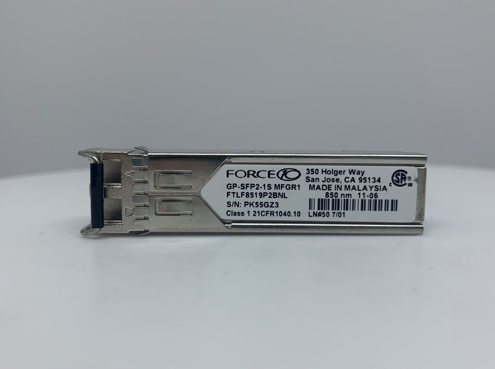 Wkładka GIBIC FORCE 10 GP-SFP2-1S MFGR1 850 1G eti