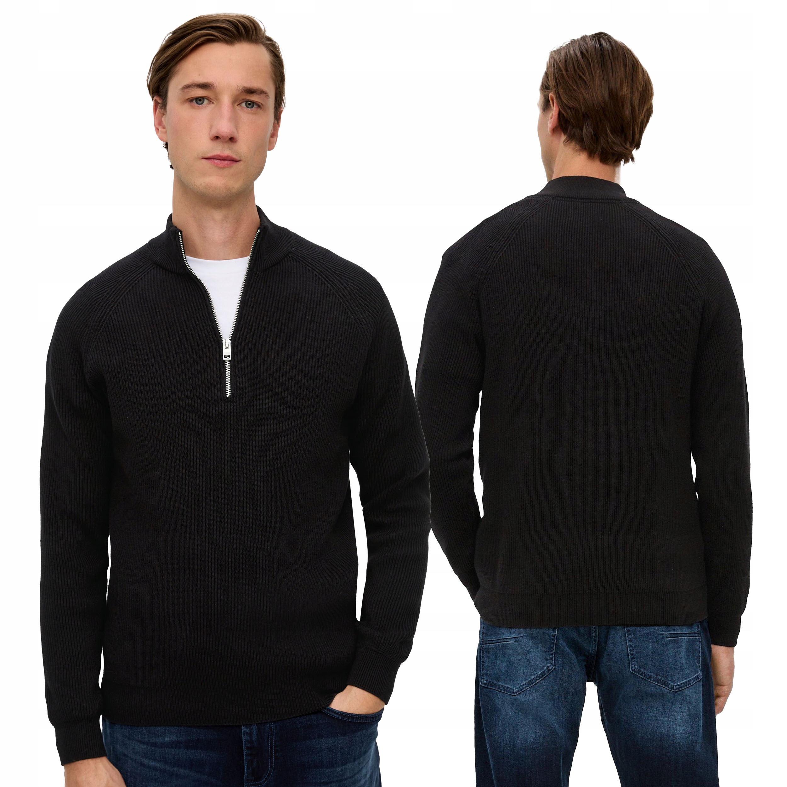 Sweter męski s.Oliver czarny S