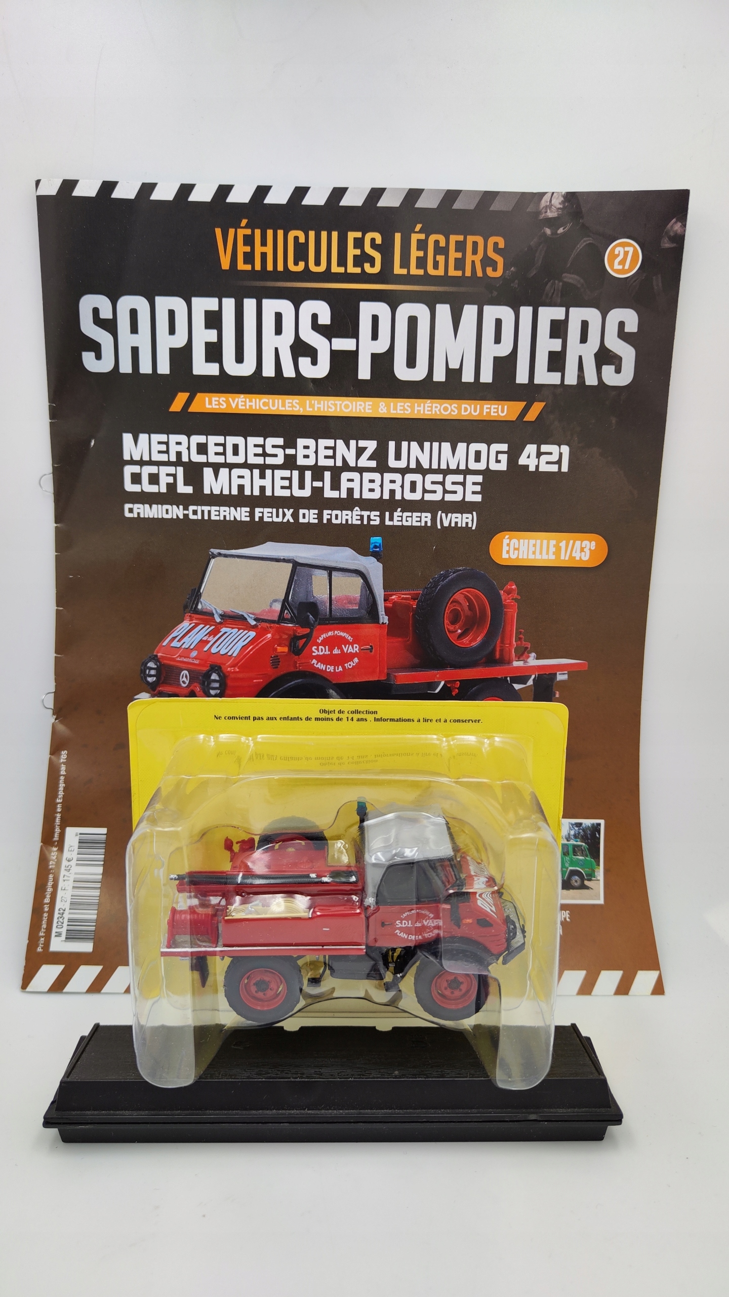 Stráž Mercedes-Benz Unimog 421 1:43 Hachette #27