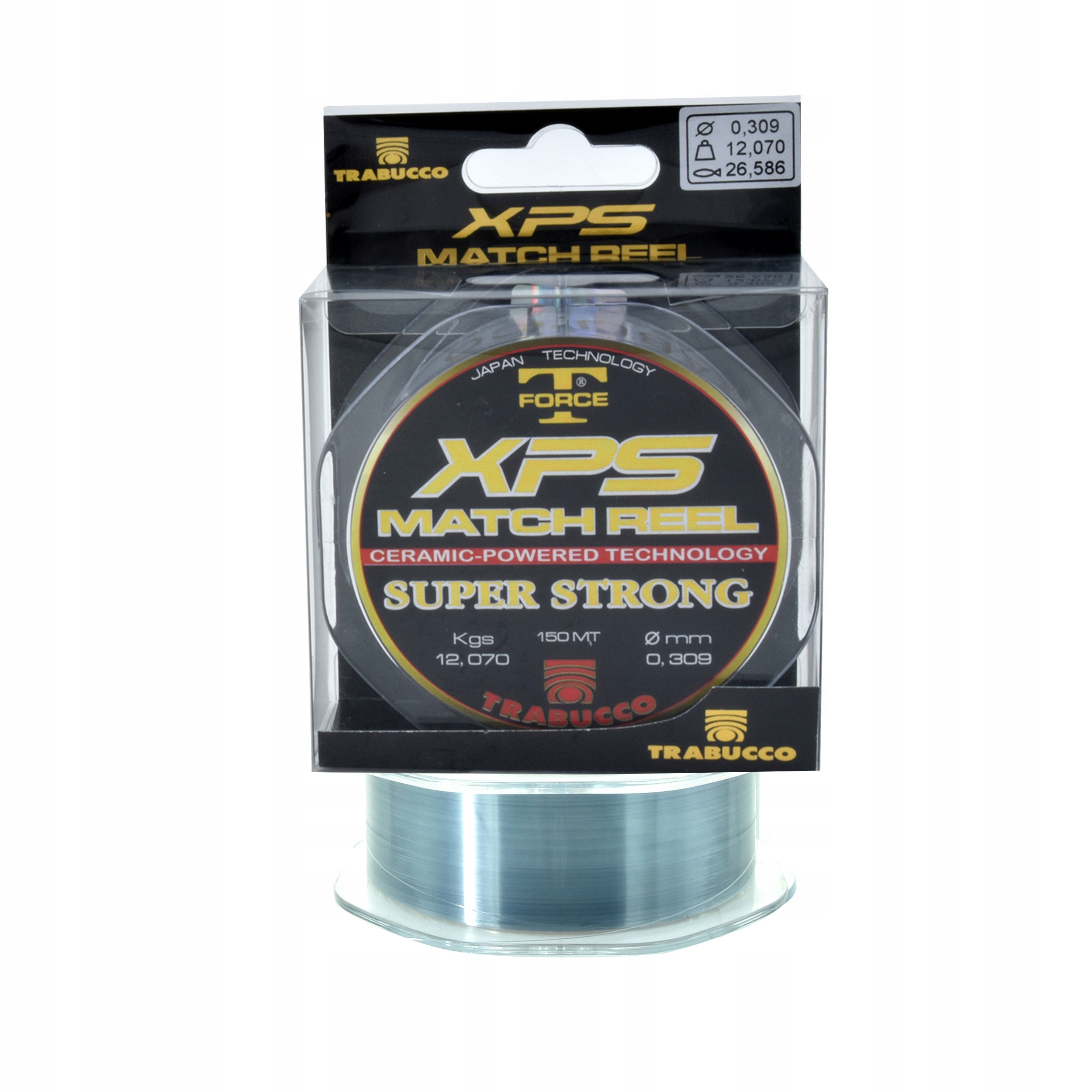 Żyłka uniwersalna Trabucco T-Force Xps Match Reel 0,30mm 150m 12,07kg szara