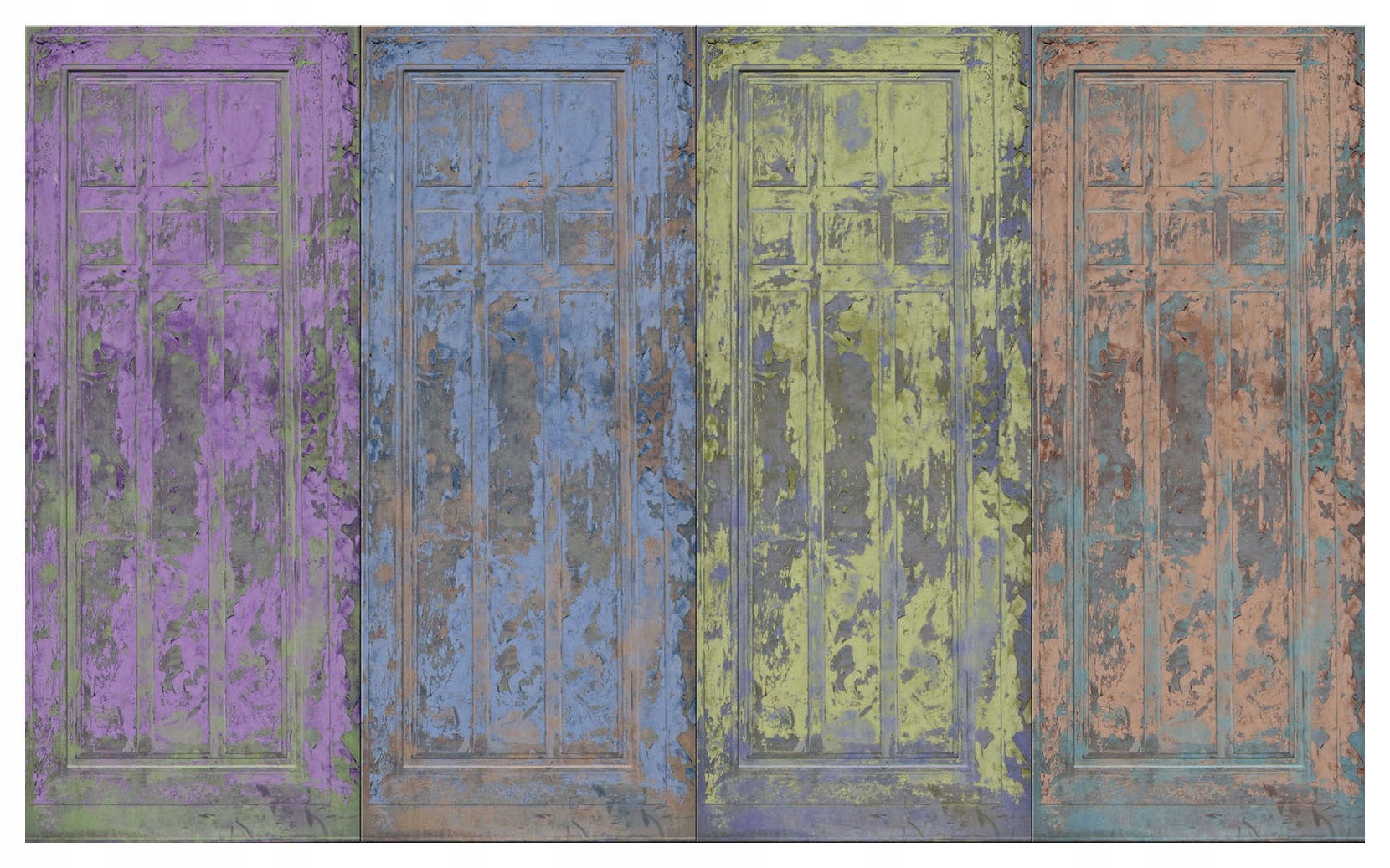 Vliesová fototapeta Dveře Shabby Chic Vintage Pastelová 300x210 lepidlo