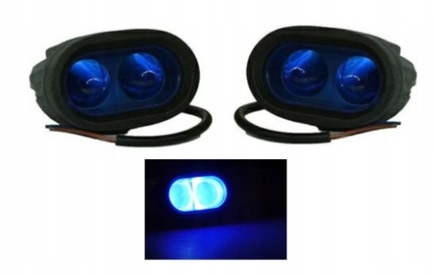 LAMPA ROBOCZA LED NIEBIESKA 20W OPRYSKIWACZ OŚWIETLENIE LANCY OPRYSKIWACZA