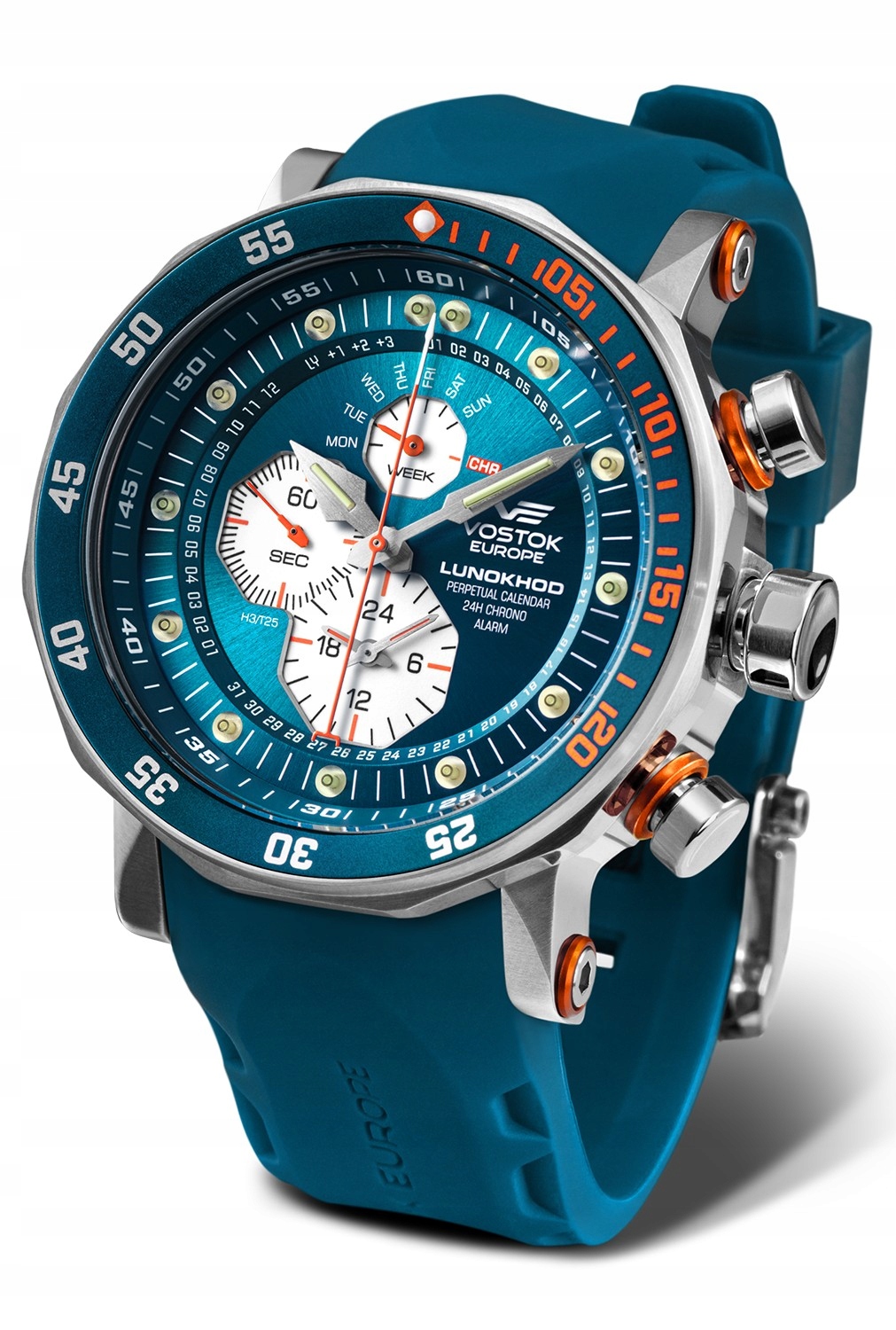 Nové originální hodinky Vostok Europe YM86-620A636 Lunokhod-2, řemínek, krabička
