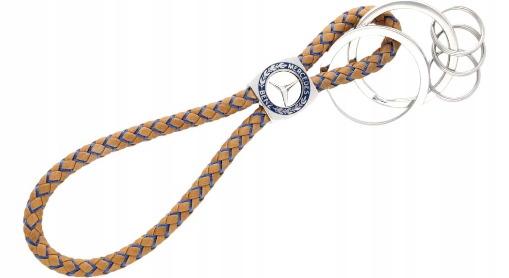 Mercedes kľúčenka s príveskom na kľúče, kožená, Oe