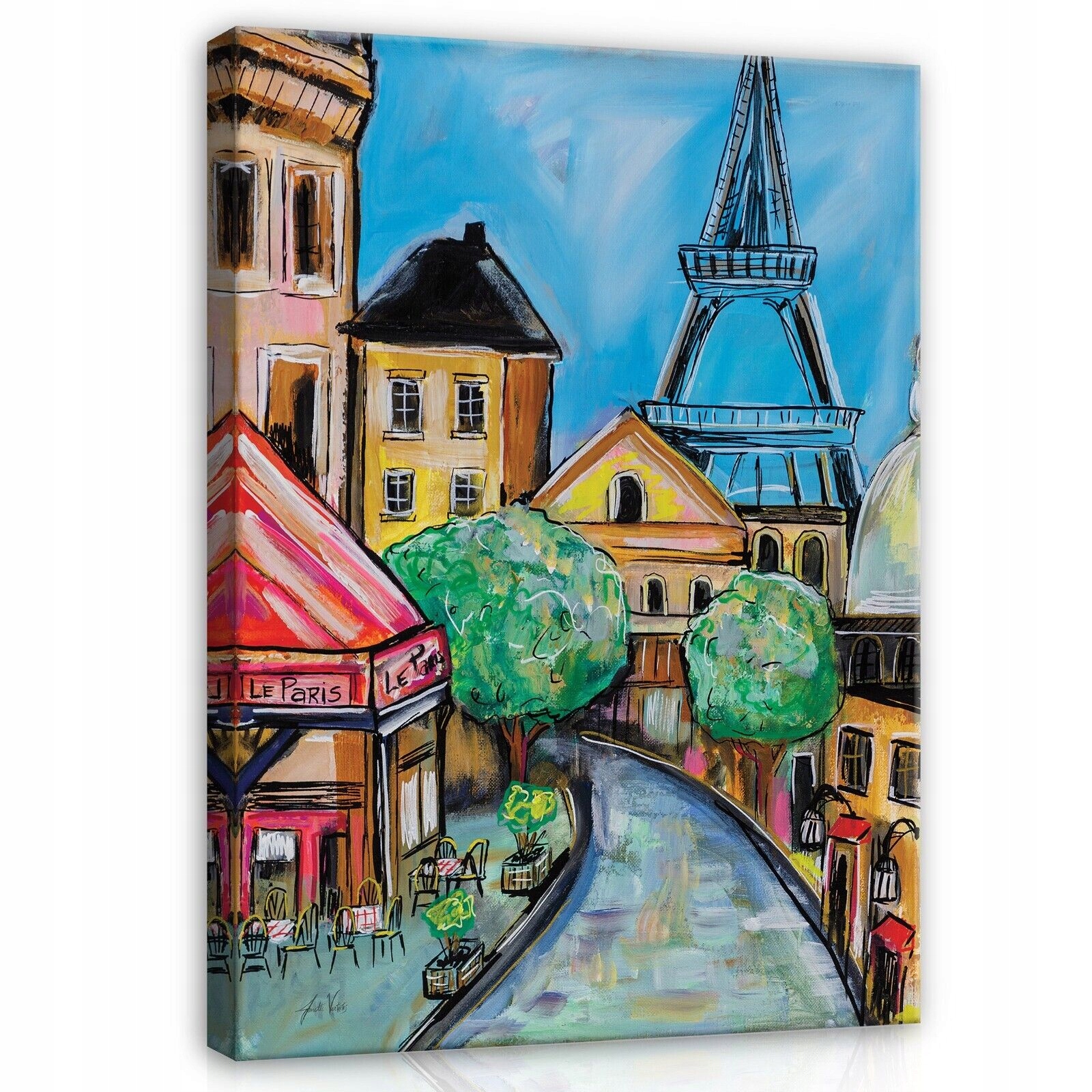 Obraz Na Plátně Canvas 80x120 Paříž Eiffelova Věž