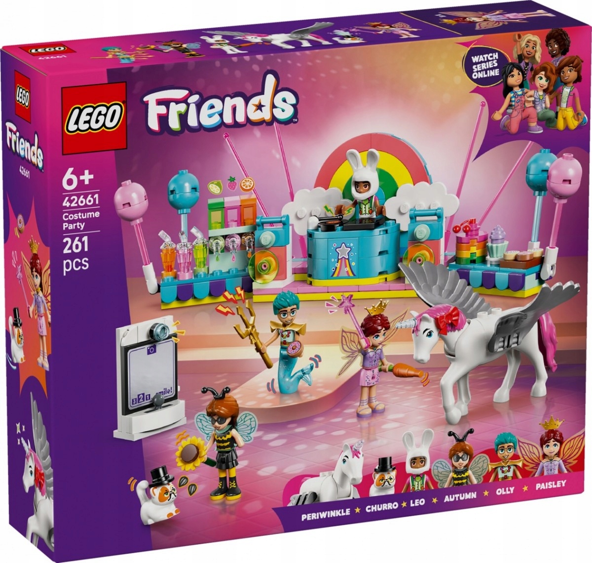 Lego stavebnice Friends 42661 Oblekový ples s jednorožcem a vílou