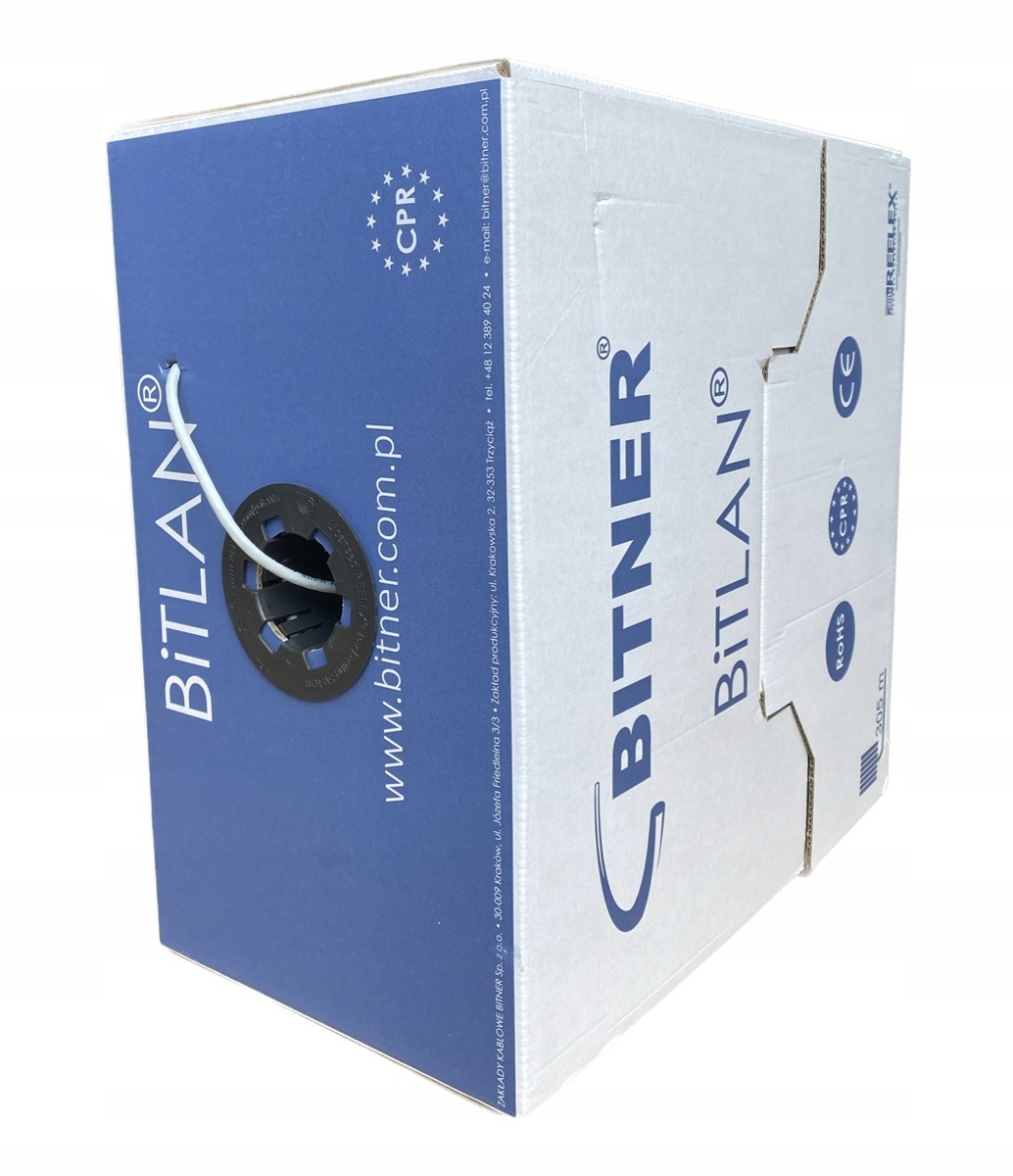 BiTLAN U/utp cat. 5e 200MHz 4x2x24AWG (0,5) 305mb Bitner