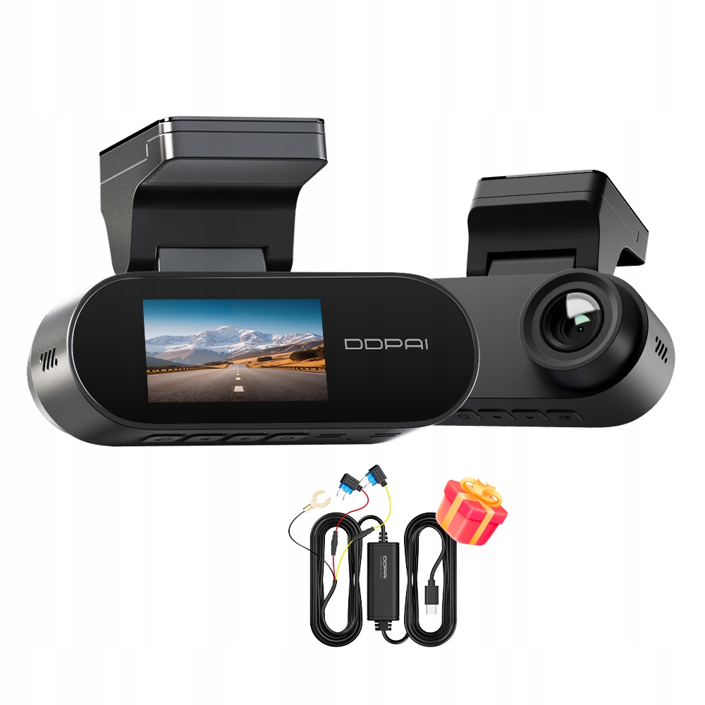 Automobilová Kamera Ddpai Videorekordér N2 2K Wifi Bt 1,9" Hardwire Kit