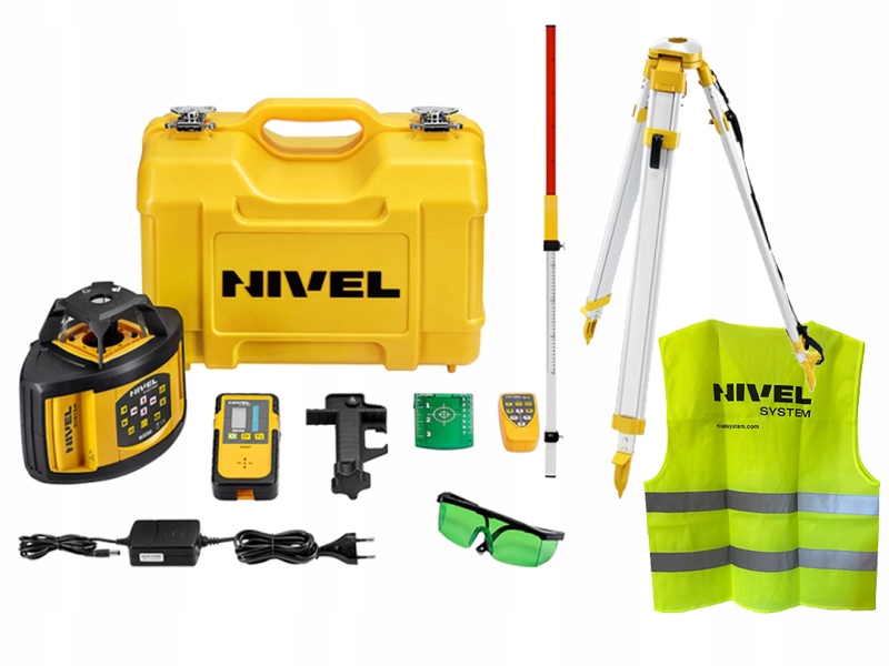 Niwelator laserowy Nivel System NL520G zestaw