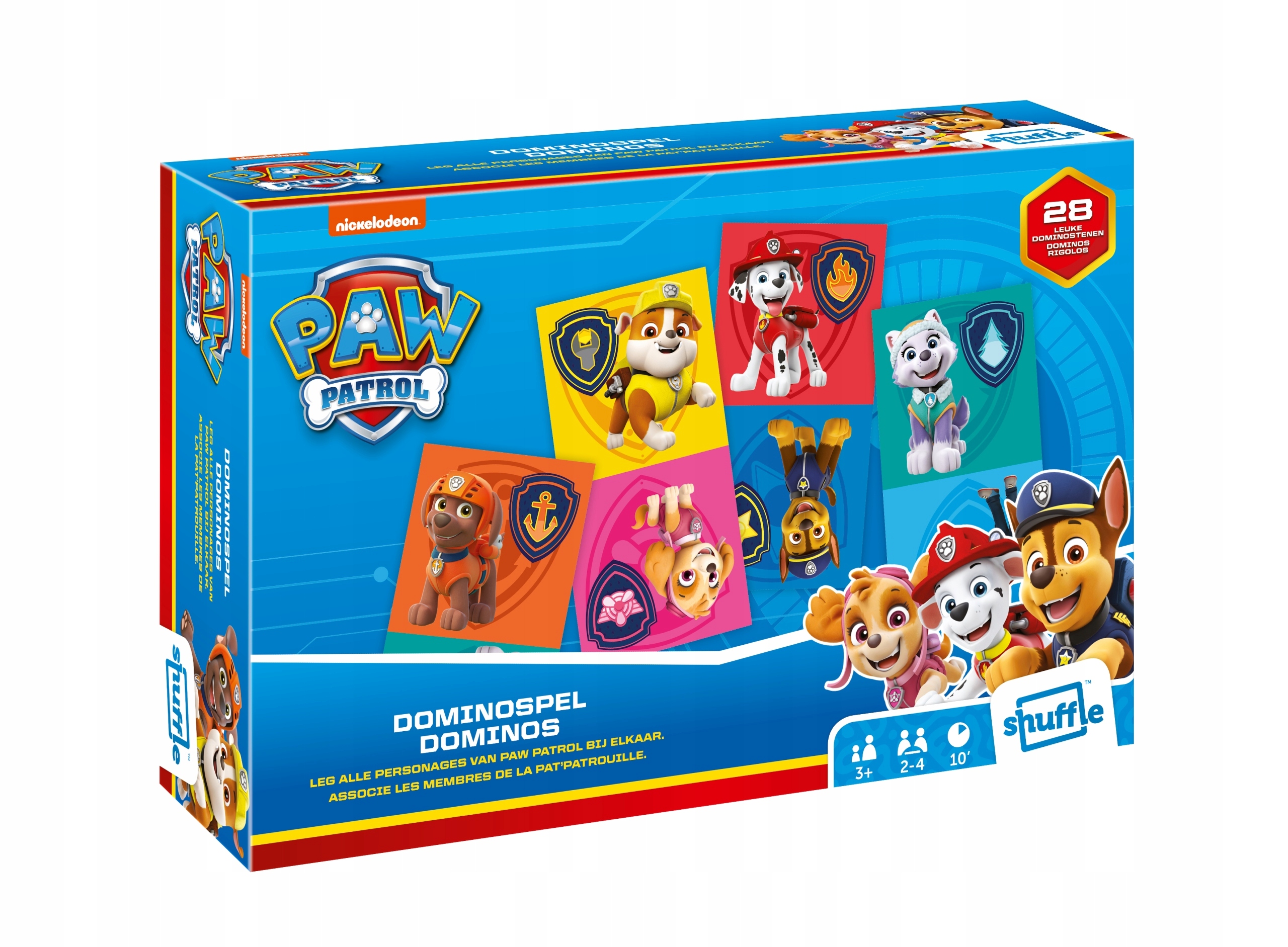 Gra Planszowa Domino Psi Patrol Paw Patrol Dominoes Cartamundi