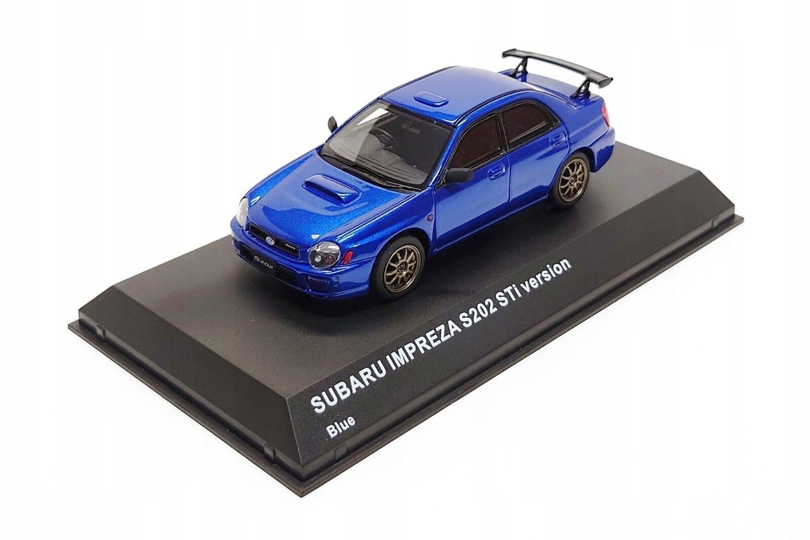 Subaru Impreza (S202) Sti Blue 2002 1/43 Kyosho