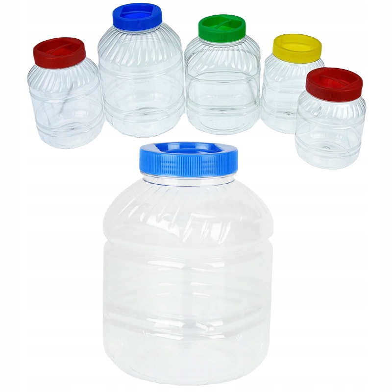 

Słoik Pet 8L Z Nakrętką Plastikowy na ogórki