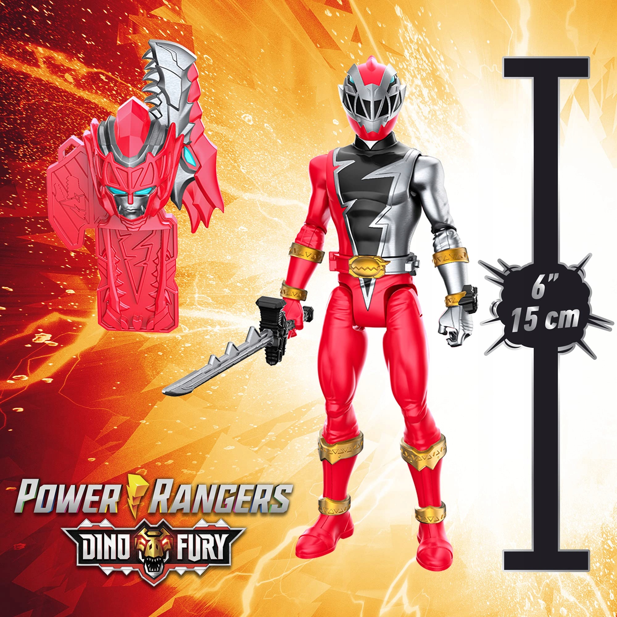 Power Rangers Dino Fury zestaw figurek Figurki Marka Hasbro