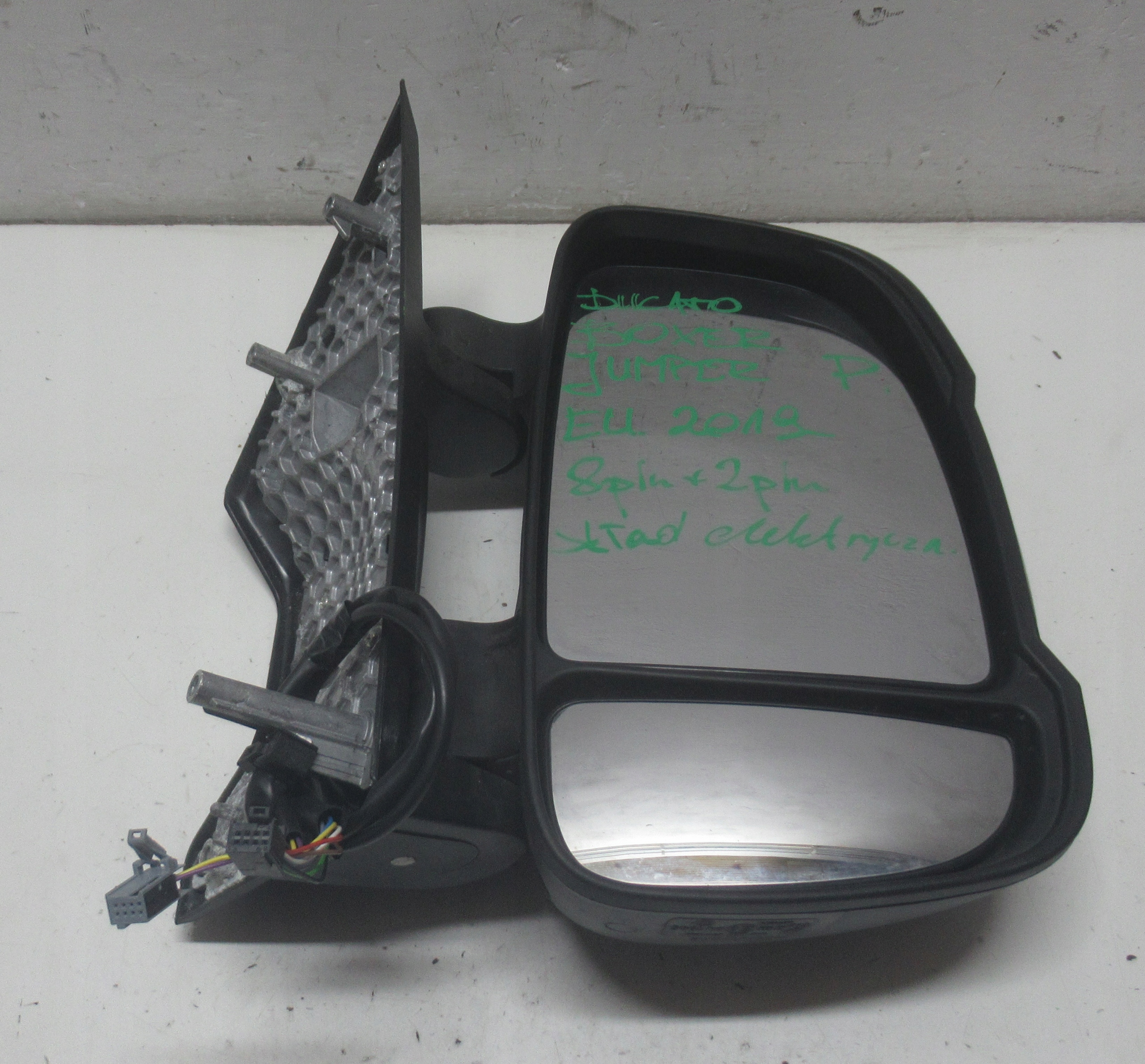 BOXER JUMPER DUCATO 19R mirror right electrics 8+2 PIN EU