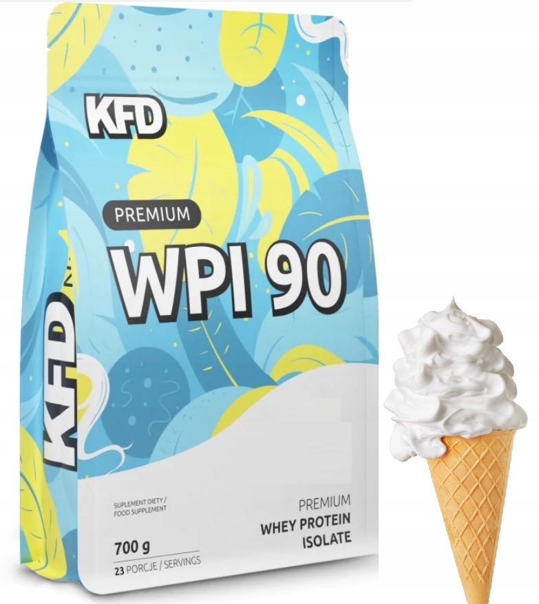 Protein proteinový izolát Wpi Kfd prášek 700 g Tradiční Zmrzlina
