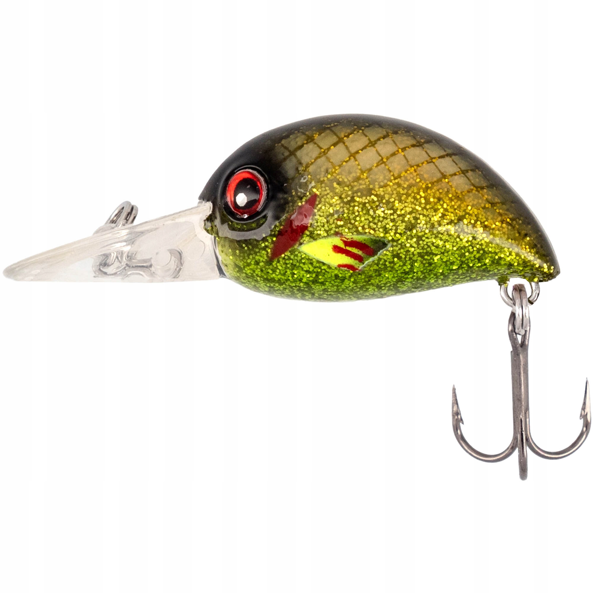 Wobler Mikado Shimmy Dr 30mm 3.3g Green Olive Flash Pływający