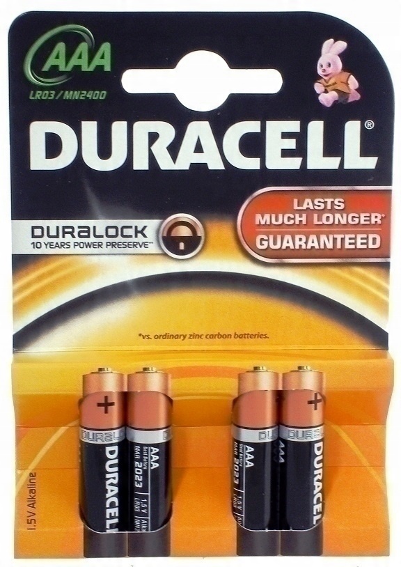 

Bateria alkaliczna LR03 Duracell C&b B4 1,5V
