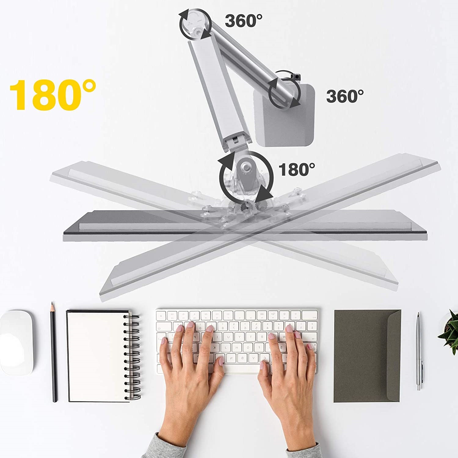 POJEDYŃCZY UCHWYT BIURKOWY MONITOR GAZOWY 17-30' Model EGSS8