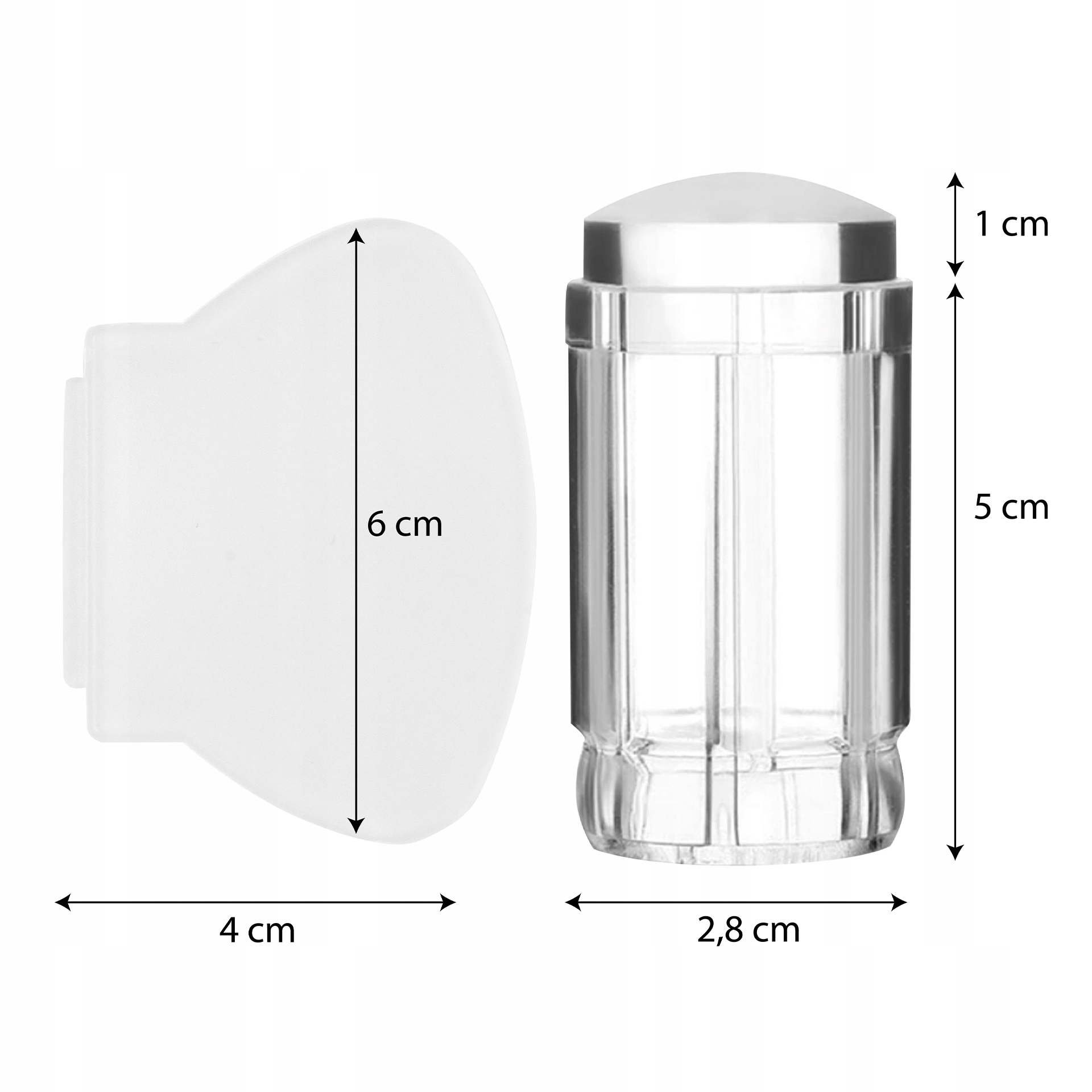 PRZEŹROCZYSTY STEMPEL DO PAZNOKCI STEMPELKI Marka Clavier