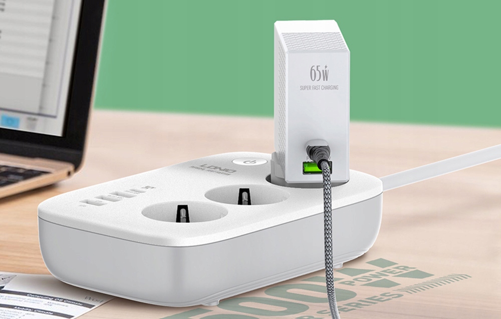 Inteligentna listwa zasilająca Wi-Fi LDNIO 2500W Marka LDNIO