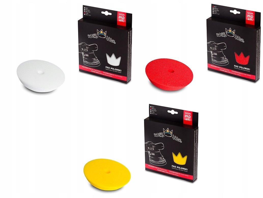 

Zestaw Gąbki Pady Polerskie Royal Pads Da 150mm 3