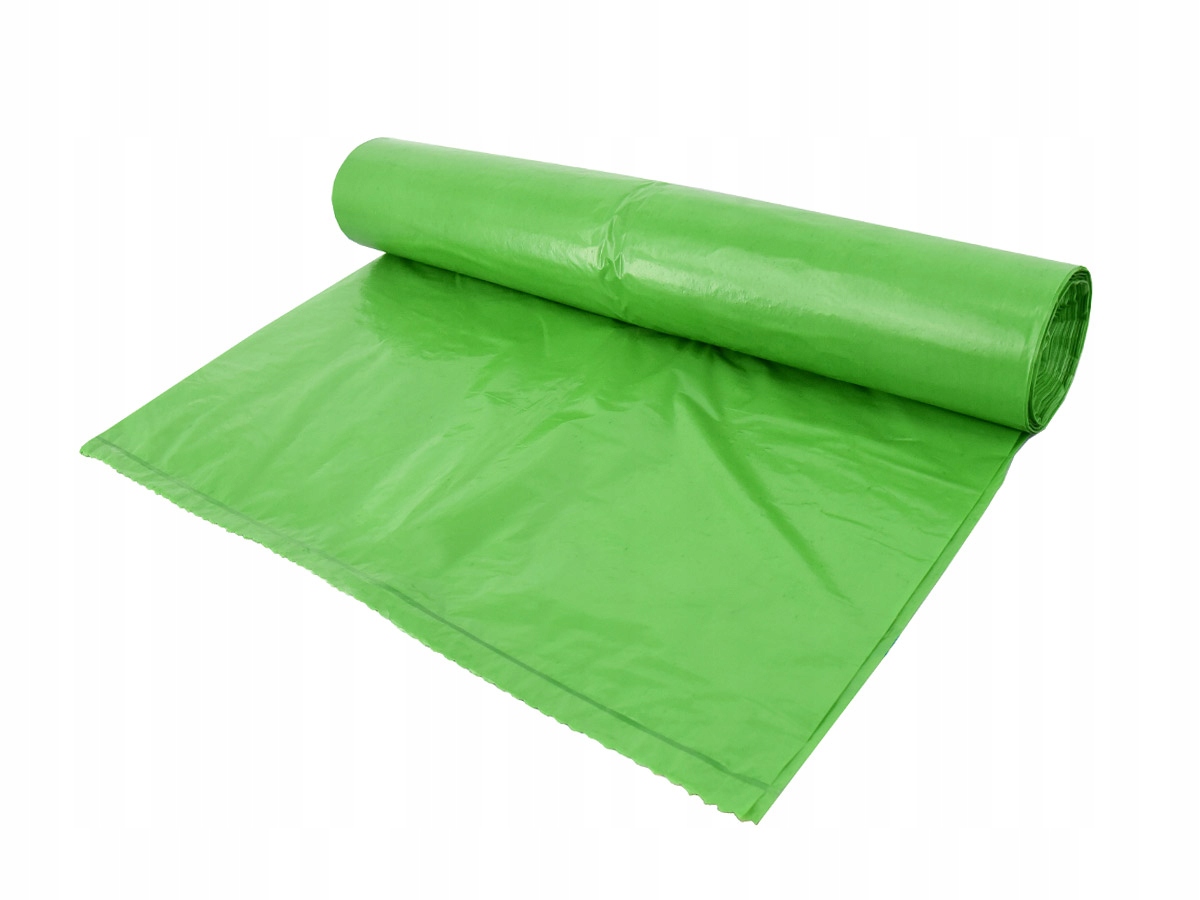 

Worki na śmieci 120 L zielone 25 sztuk