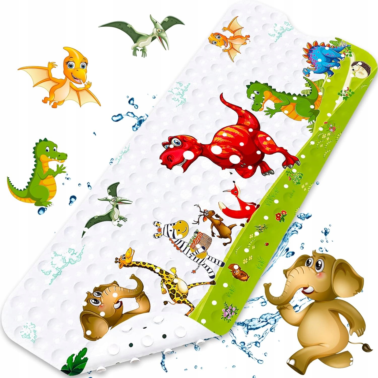 ANTYPOŚLIZGOWA MATA DO WANNY PRZYSZNICA DLA DZIECI 100 x 40 CM