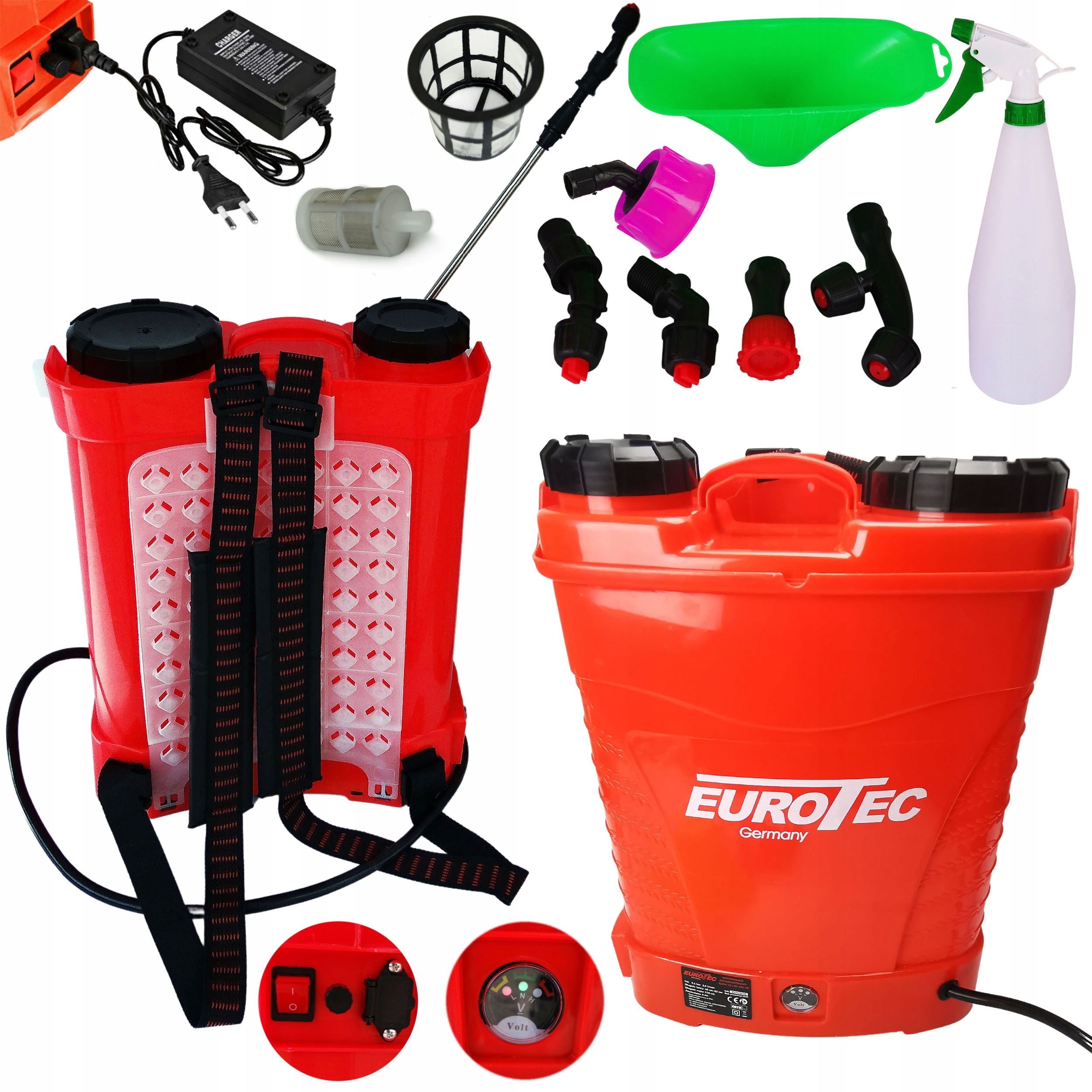 Opryskiwacz Plecakowy Akumulatorowy Eurotec