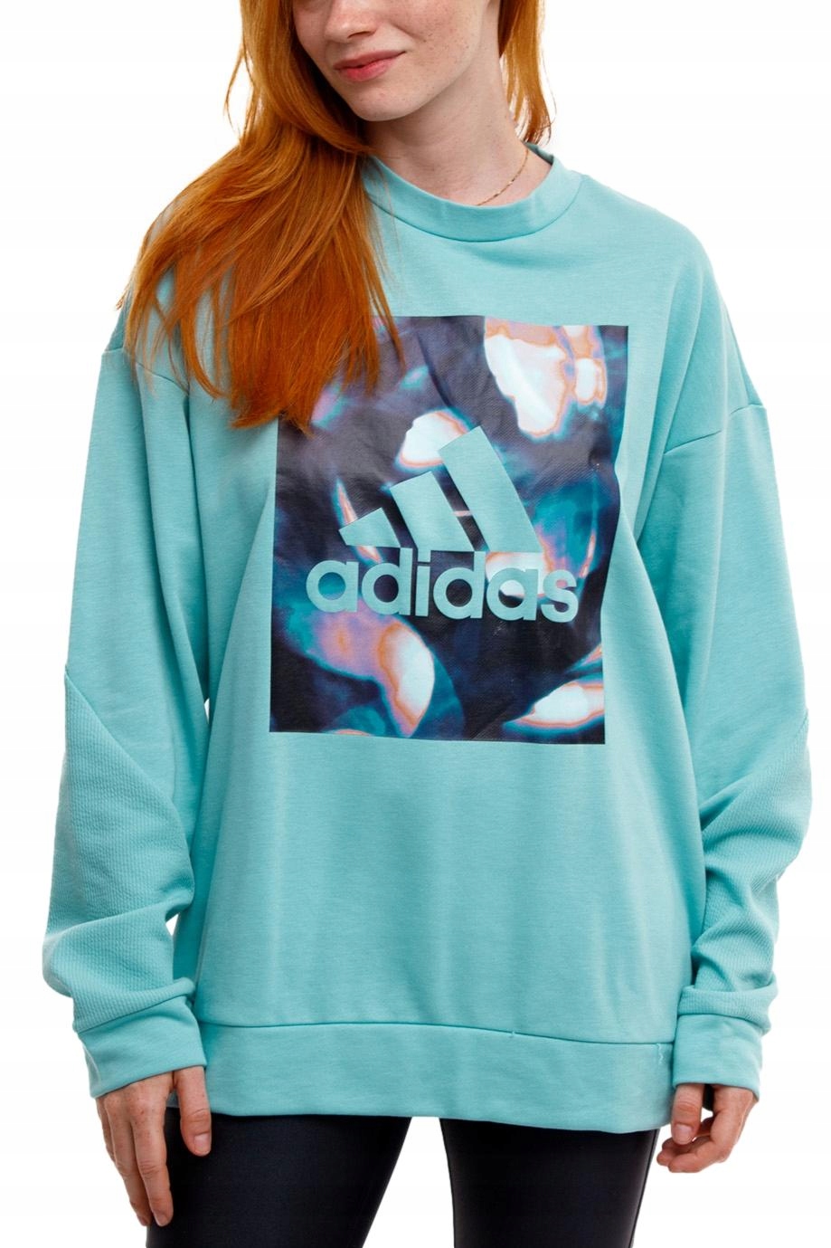 adidas mikina s logem, bavlněný svetr vel Xs