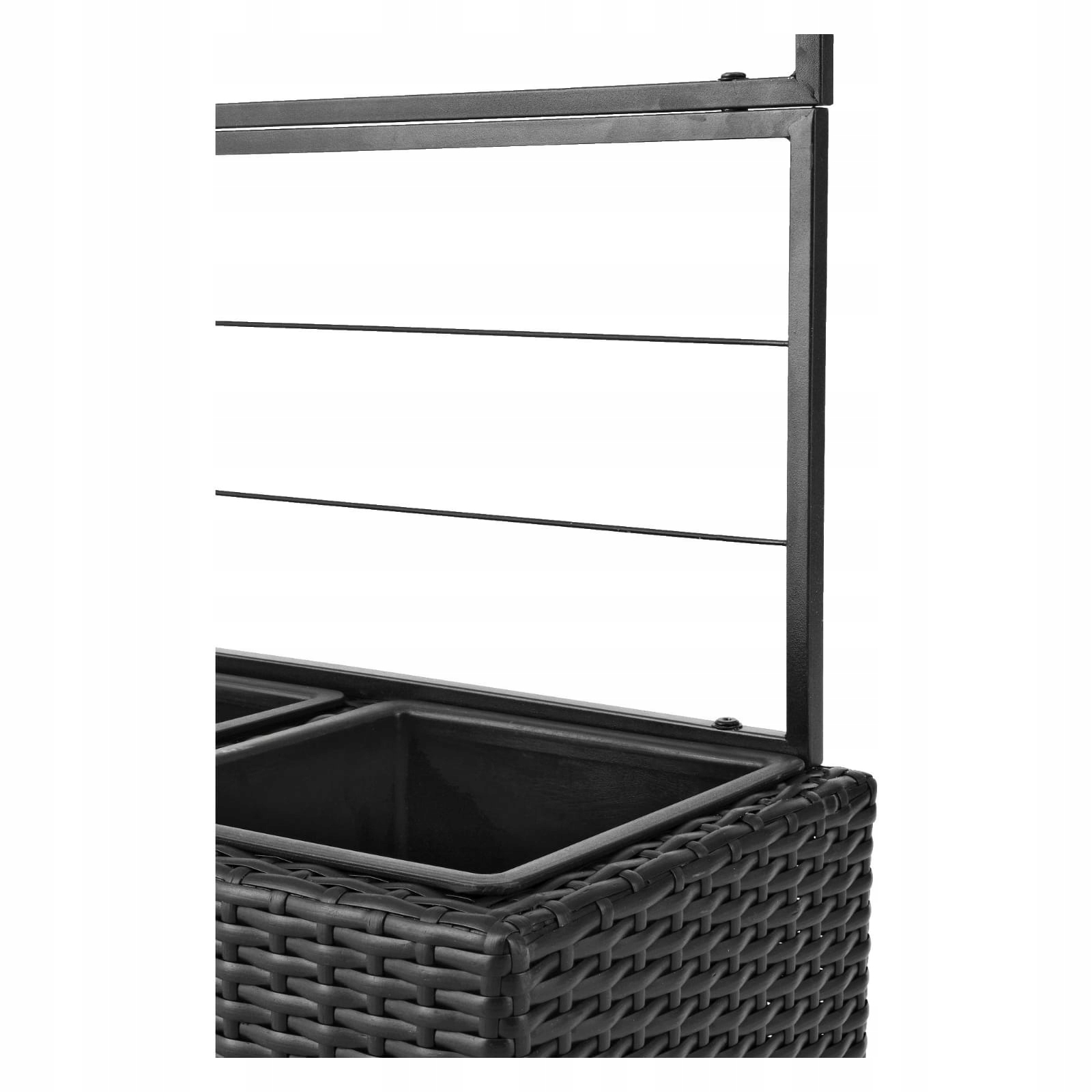 SKRZYNKA Z TREJAŻEM DONICA Z PERGOLĄ KRATKĄ 63x165 Materiał wykonania metal