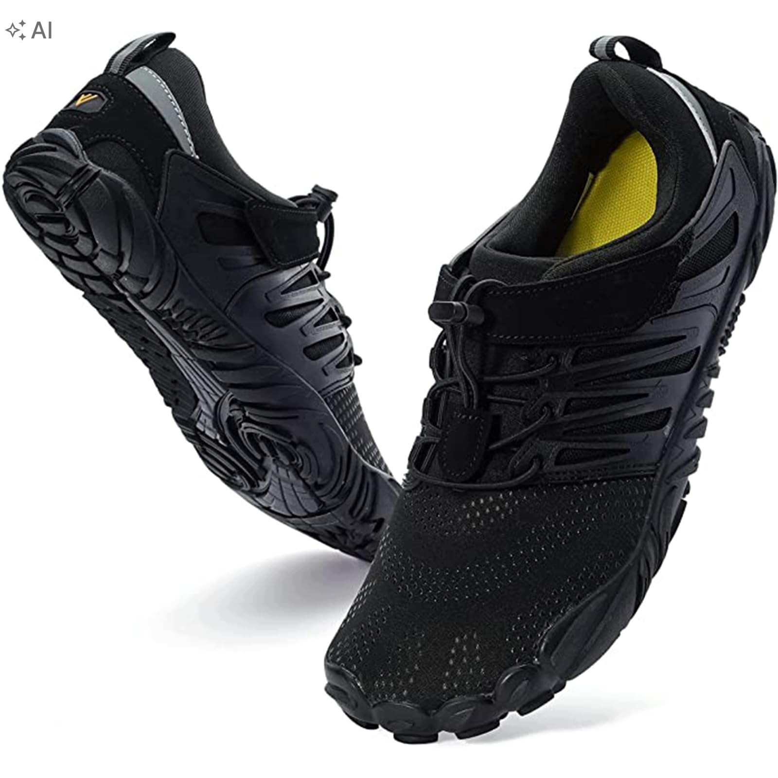 Whitin Czarne Buty Do Pływania Sneakersy Oddychające 45 6RA