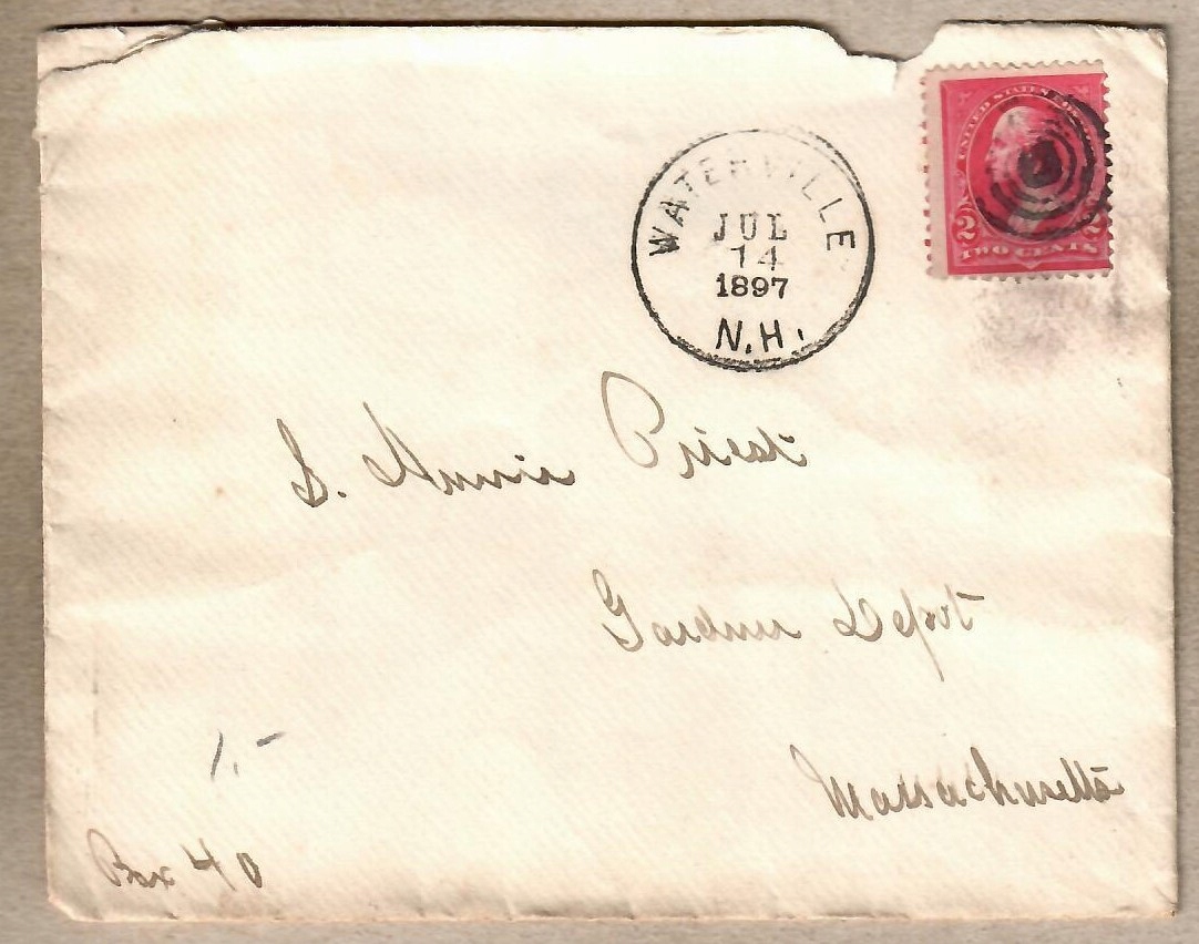 USA, 1897 r. koperta