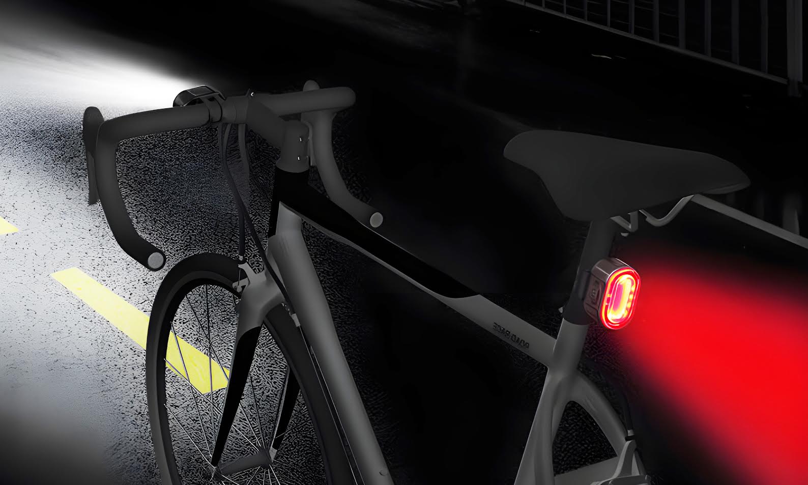 LAMPKA ROWEROWA ŚWIATŁO PRZÓD TYŁ LED NA ROWER KIEROWNICĘ MOCNA USB JASNA Model FFG-512392