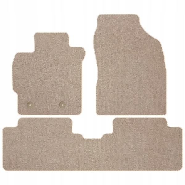 Коврики велюровые крепления в комплекте Декор