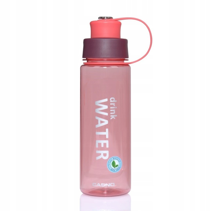 Bidon tritanowy Casno butelka na wodę Ohio Clear 1000ml czerwony