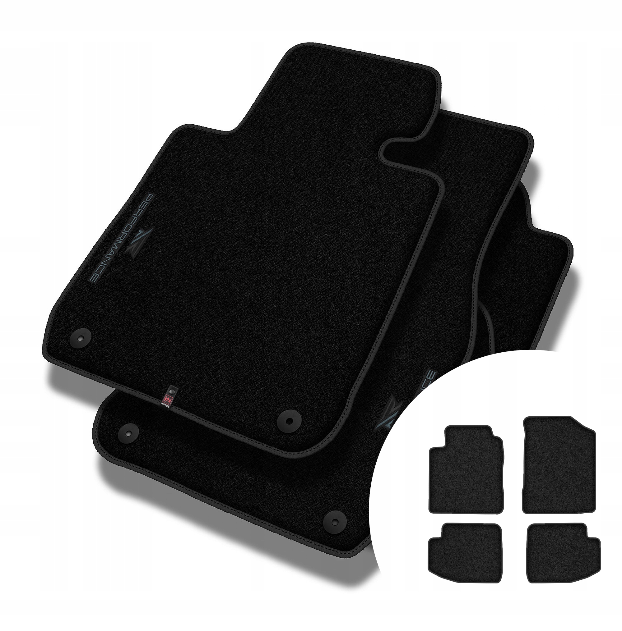 Velurové koberce Performance Premium pro Toyota Yaris I 1999-2003