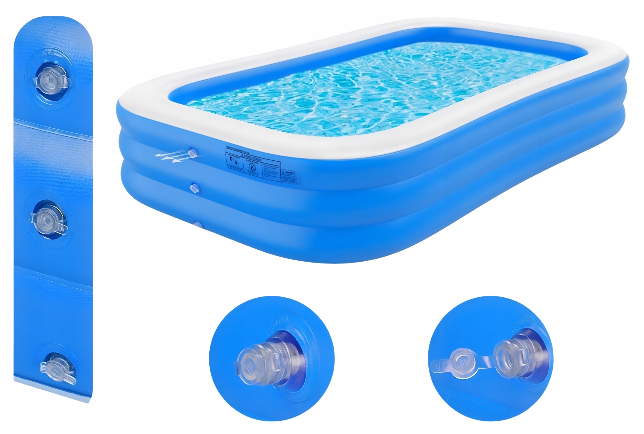 Basen Dla Dzieci Ogrodowy Dmuchany 250x150x50 Idealny Na Lato