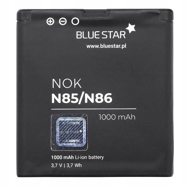 

Bateria Do Nokia C7 N85 N86 X7 1000MAH Blue Star