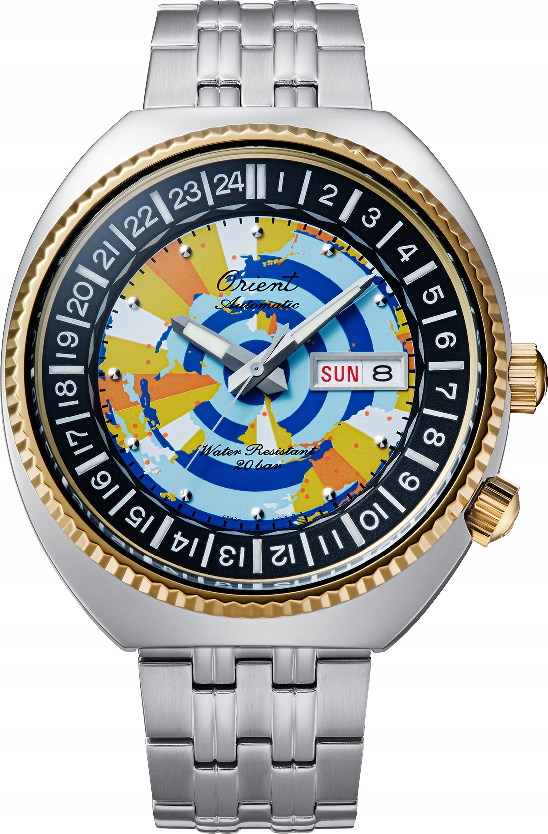 Nové Originální Pánské Hodinky Orient RA-AA0E08Y39B World Map Limited Editio