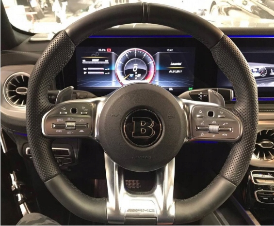 MERCEDES BRABUS EMBLEMAT KIEROWNICA CZARNY POŁYSK Producent Inny