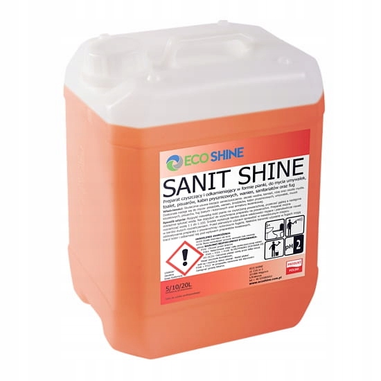 Levně Eco Shine Sanit Shine Univerzální prostředek na mytí koupelen 10 L